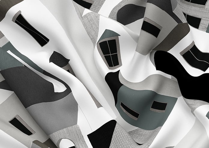 Santiago, Bolero - Motorised Roman Blind - Image 4